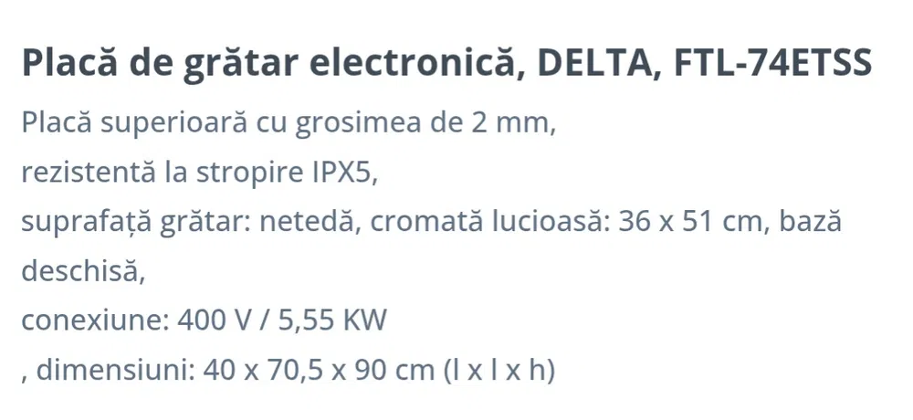 Friteuza profesionala 18L + plita electrica profesionala – NOI, provenienta Germania – Sibiu - Imagine 4