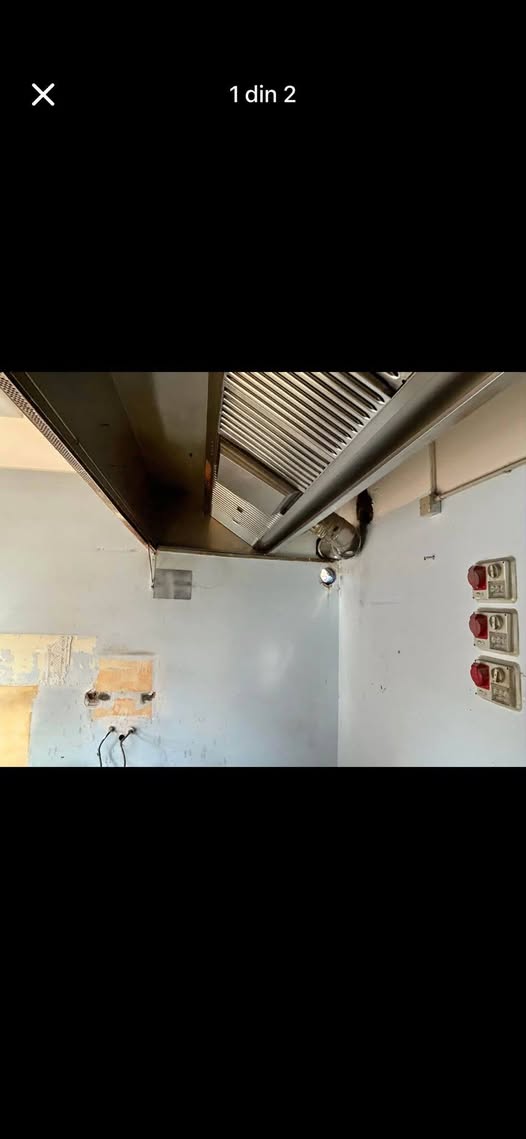 Hota profesionala inox 2.80 m pentru restaurant, fast-food, pizzerie sau bucatarie HoReCa