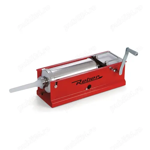Masina profesionala de umplut carnati REBER – inox alimentar – 5 kg / 8 kg – Timisoara - Imagine 3