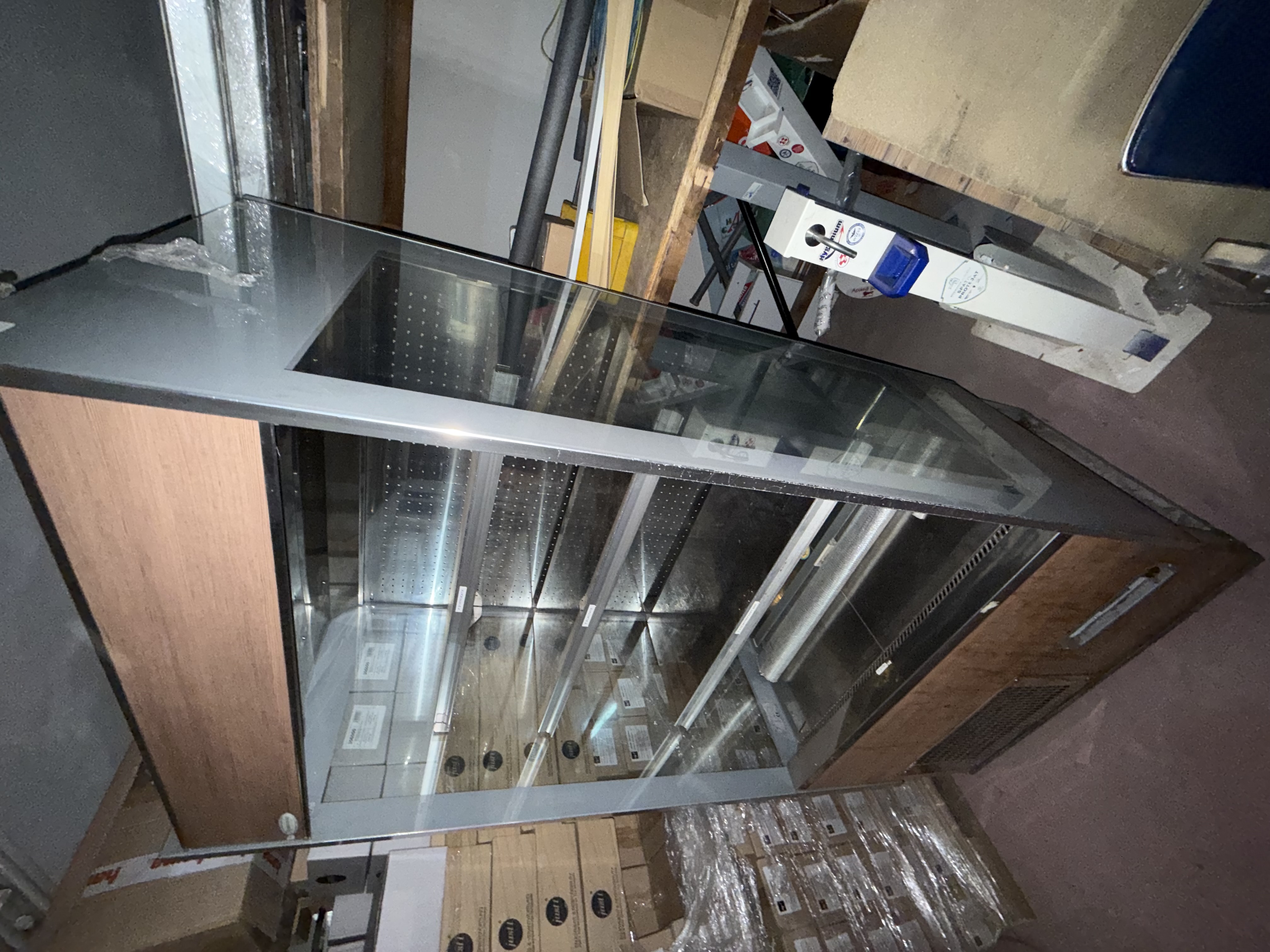 Vitrina perdea aer Vitrina frigorifica profesionala cu perdea de aer FRIGOMECCANICA Italia – 1000 x 700 x 2100 mm - Imagine 2