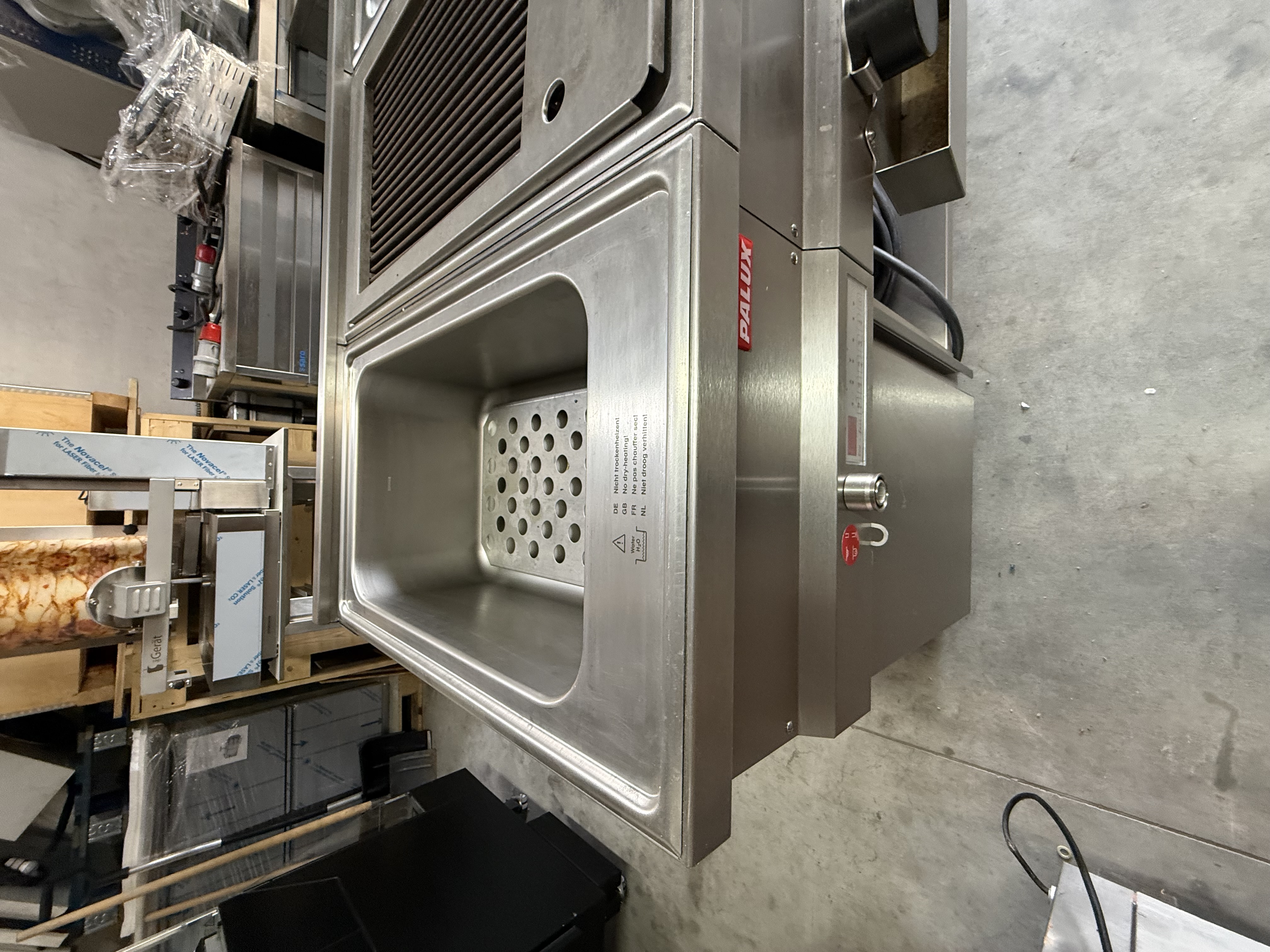 Stație Grill Profesională PALUX – 2 Steak Grill + Brasieră + Modul Neutru | 16 kW - Imagine 3