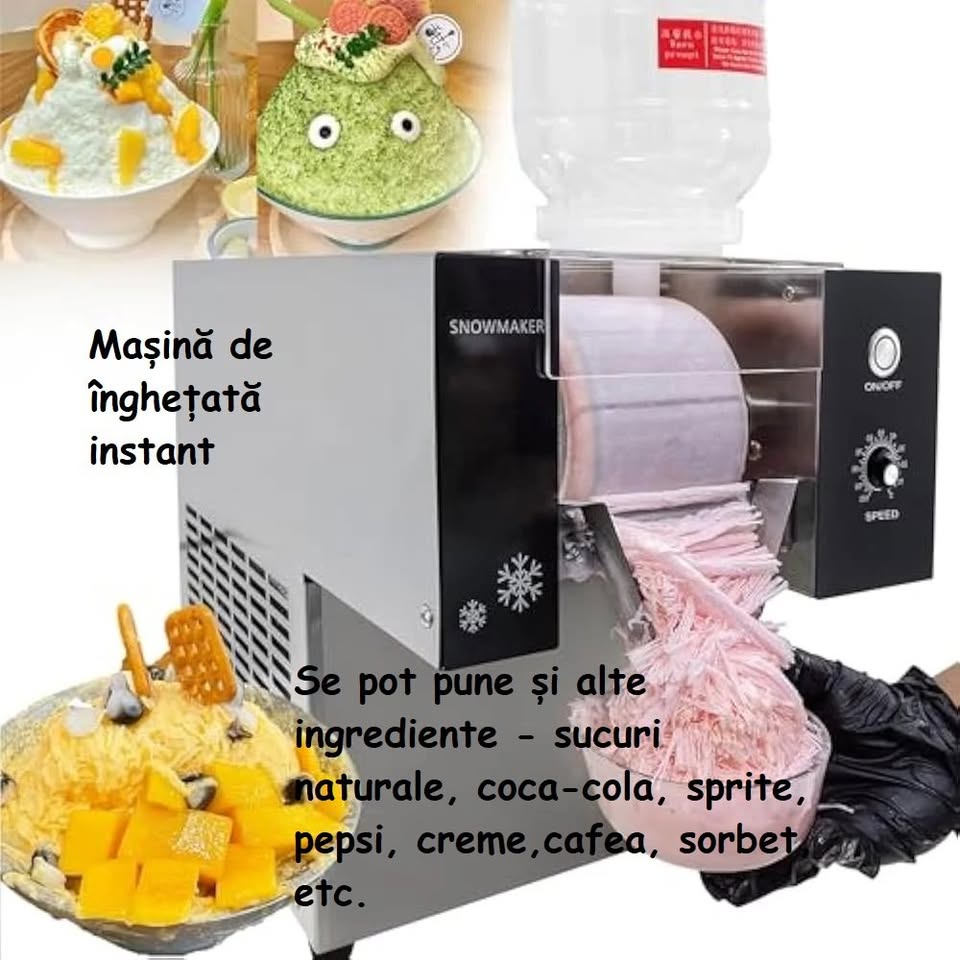 Masina de inghetata instant profesionala Snowmaker – HoReCa de inchiriat