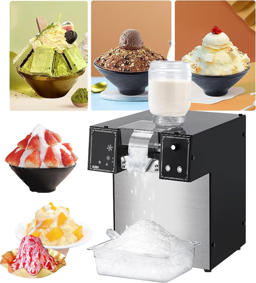 Masina profesionala de gheata fulgi Snowflake Ice pentru deserturi – HoReCa