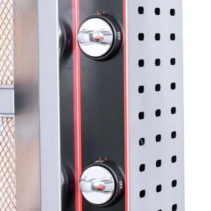 Rotisor Kebab Shaorma Profesional cu 4 Arzatoare pe Gaz GPL – Nou - Imagine 3