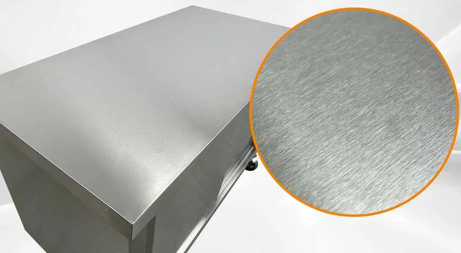 Masa Dulap Inox Profesional cu Usi Glisante si Polita – HoReCa - Imagine 2