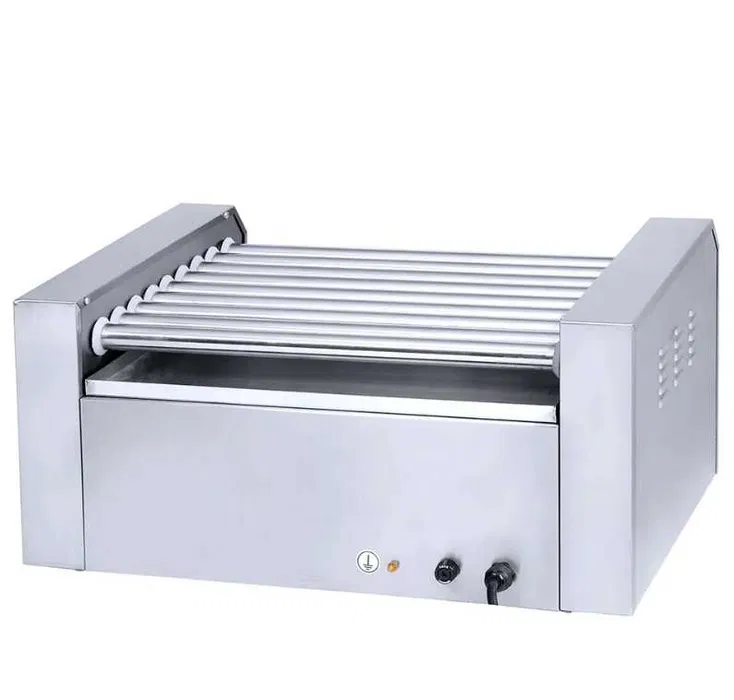 Aparat Hot Dog Profesional 9 Role Rotative – Grill Crenvursti Inox HoReCa - Imagine 2