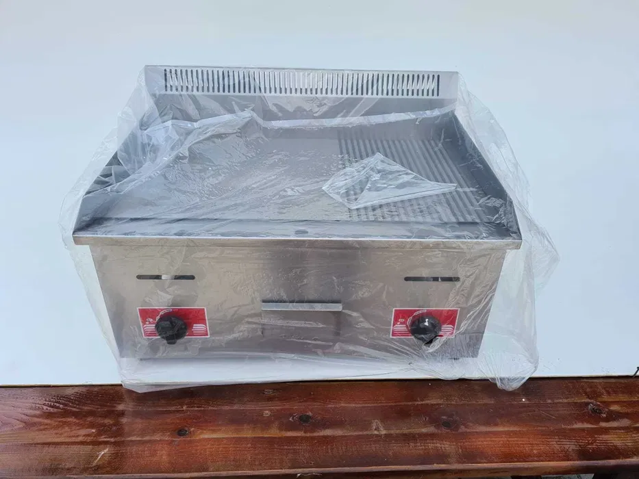 Plita Grill Profesionala Gaz GPL Neteda si Striata 73 cm – HoReCa - Imagine 5