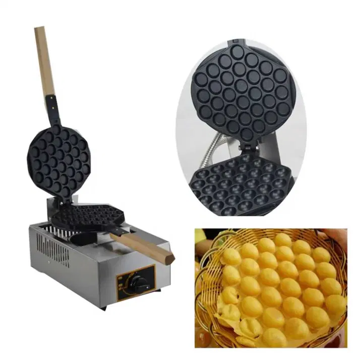 Aparat Bubble Waffle Profesional Electric 220V sau Gaz – Nou HoReCa