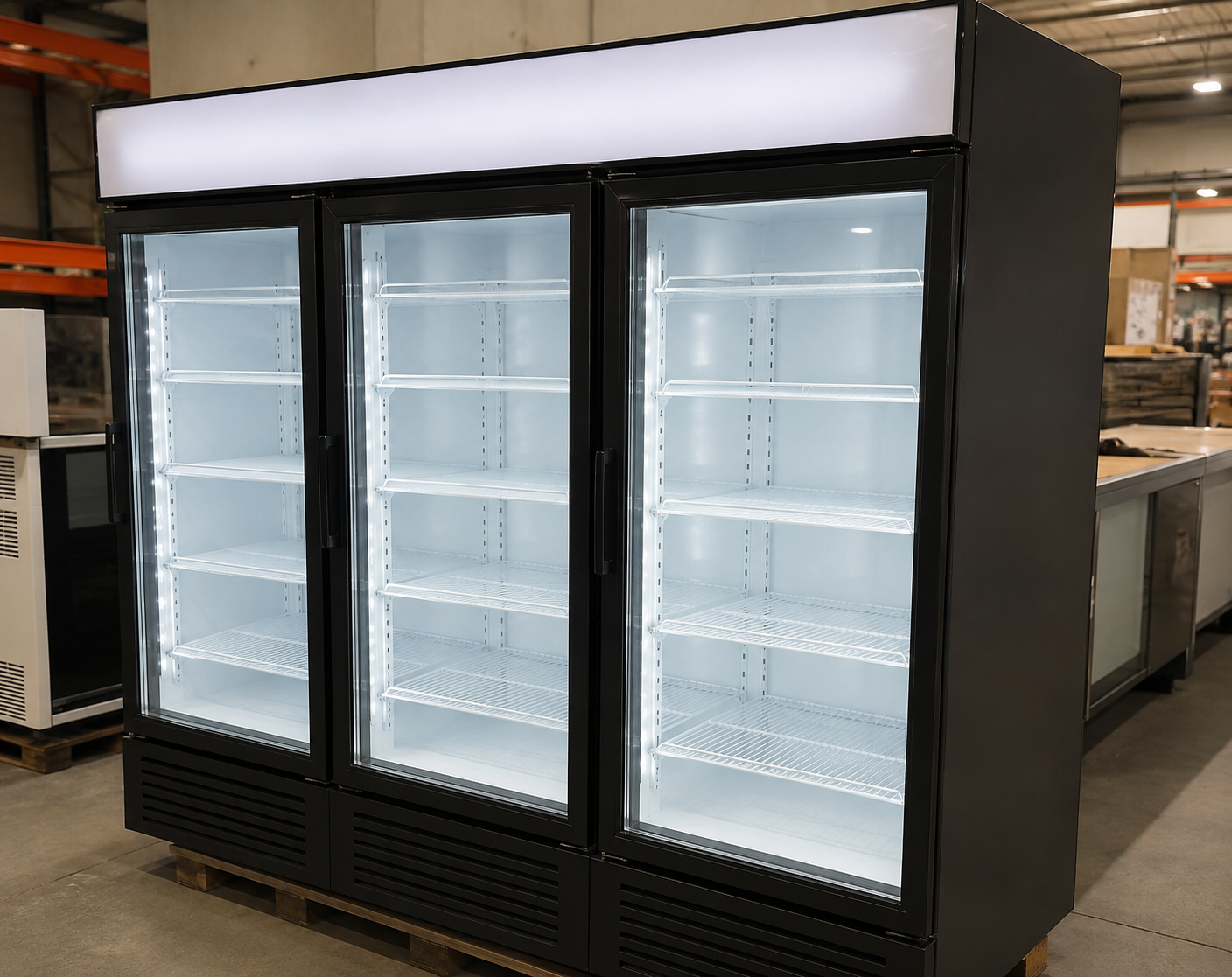 3-door upright freezer - 1800L, Congelator Magazin 3 Usi fara Agregat - Congelator Profesional Magazin 3 Usi 1800L – Fara Agregat, HoReCa / Retail