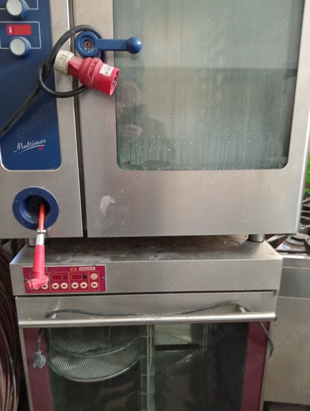 Cuptor profesional ELOMA 10 tavi cu abur, combi si autospalare – 380V - Imagine 3