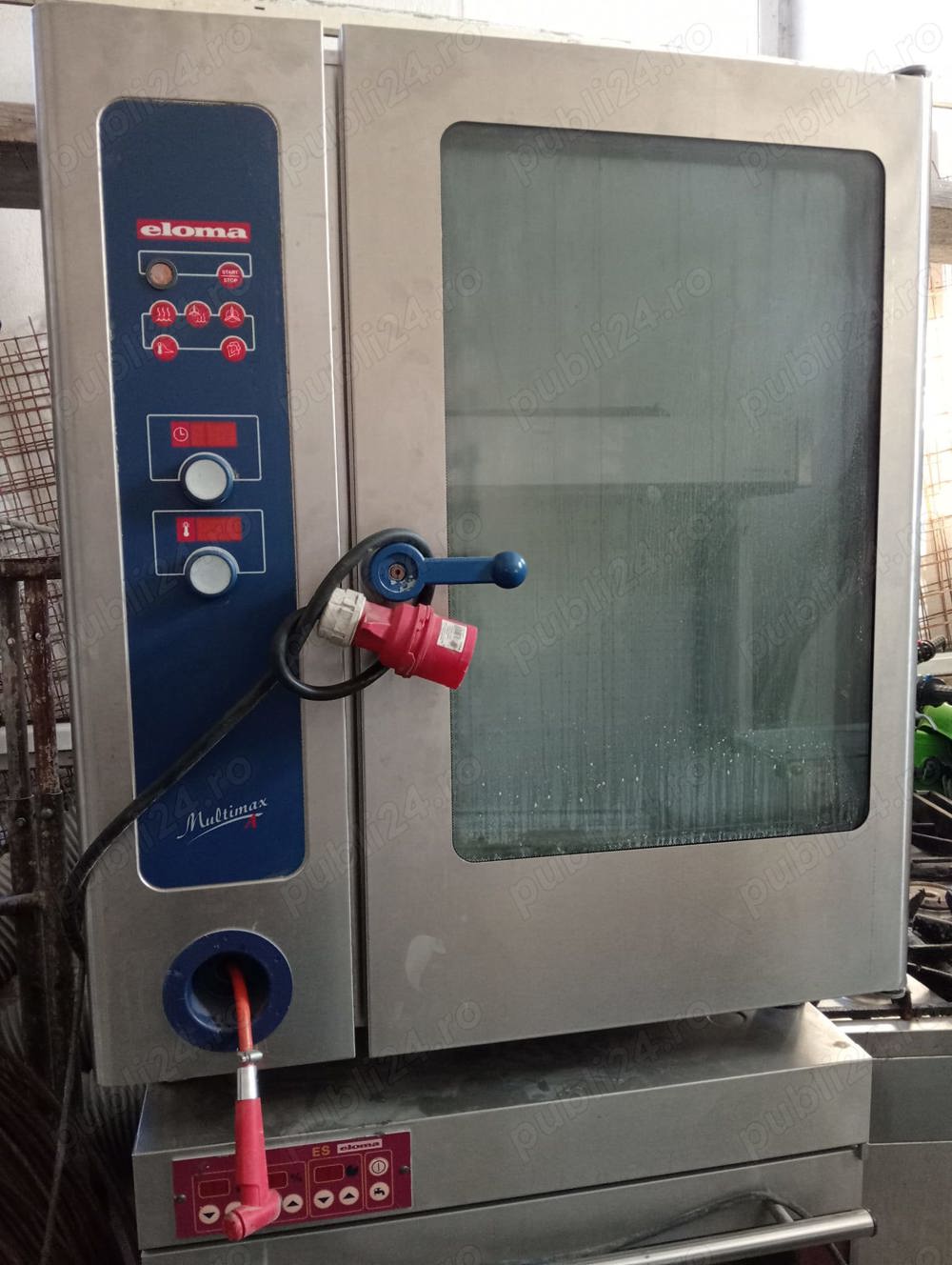 Cuptor profesional ELOMA 10 tavi cu abur, combi si autospalare – 380V - Imagine 4