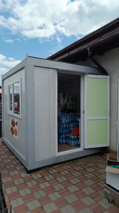 Container modular 3 x 2,4 m pentru fast food / punct vanzare – utilat, Valcea - Imagine 3