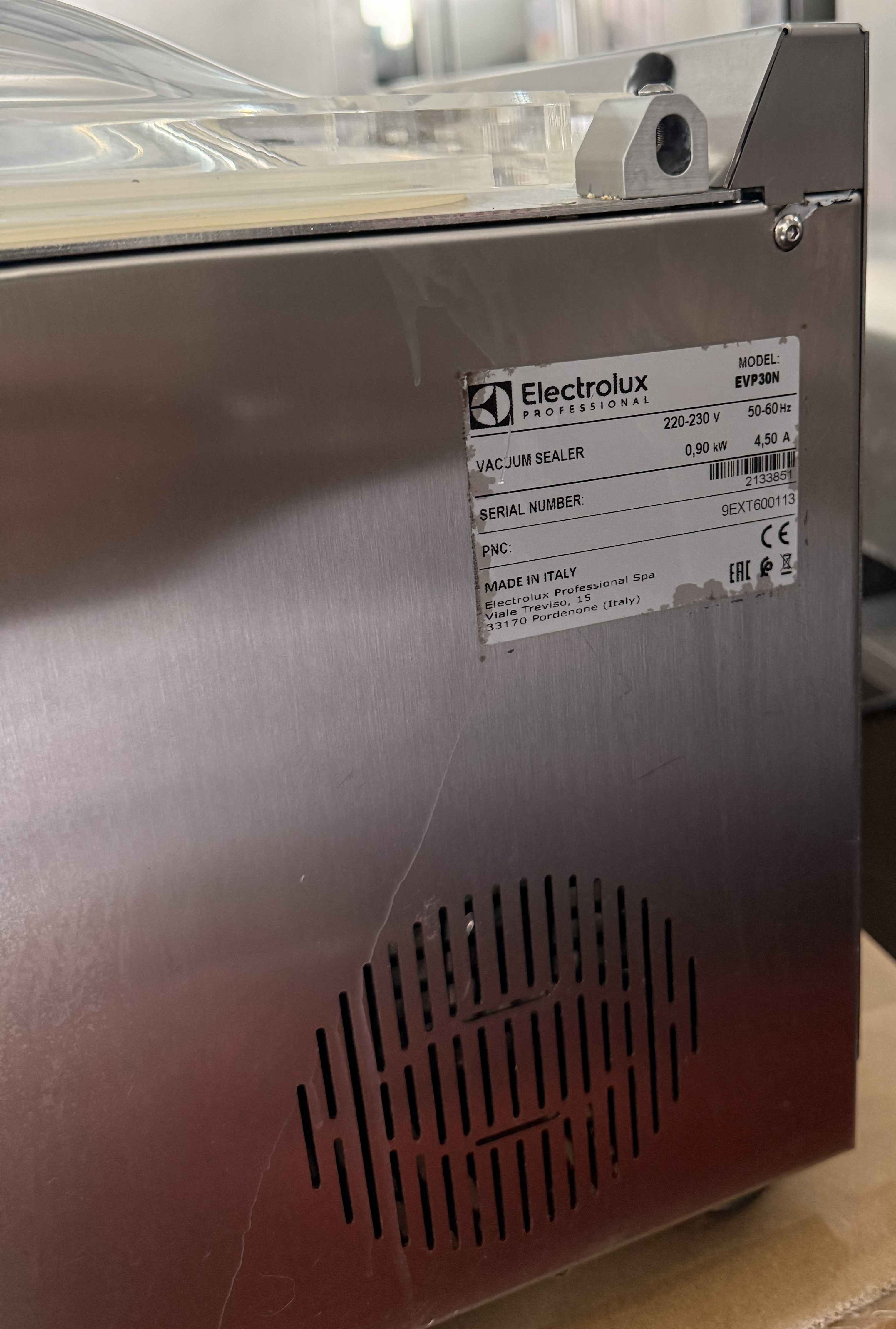 Aparat de ambalare în vid Electrolux Professional EVP30N - Imagine 5