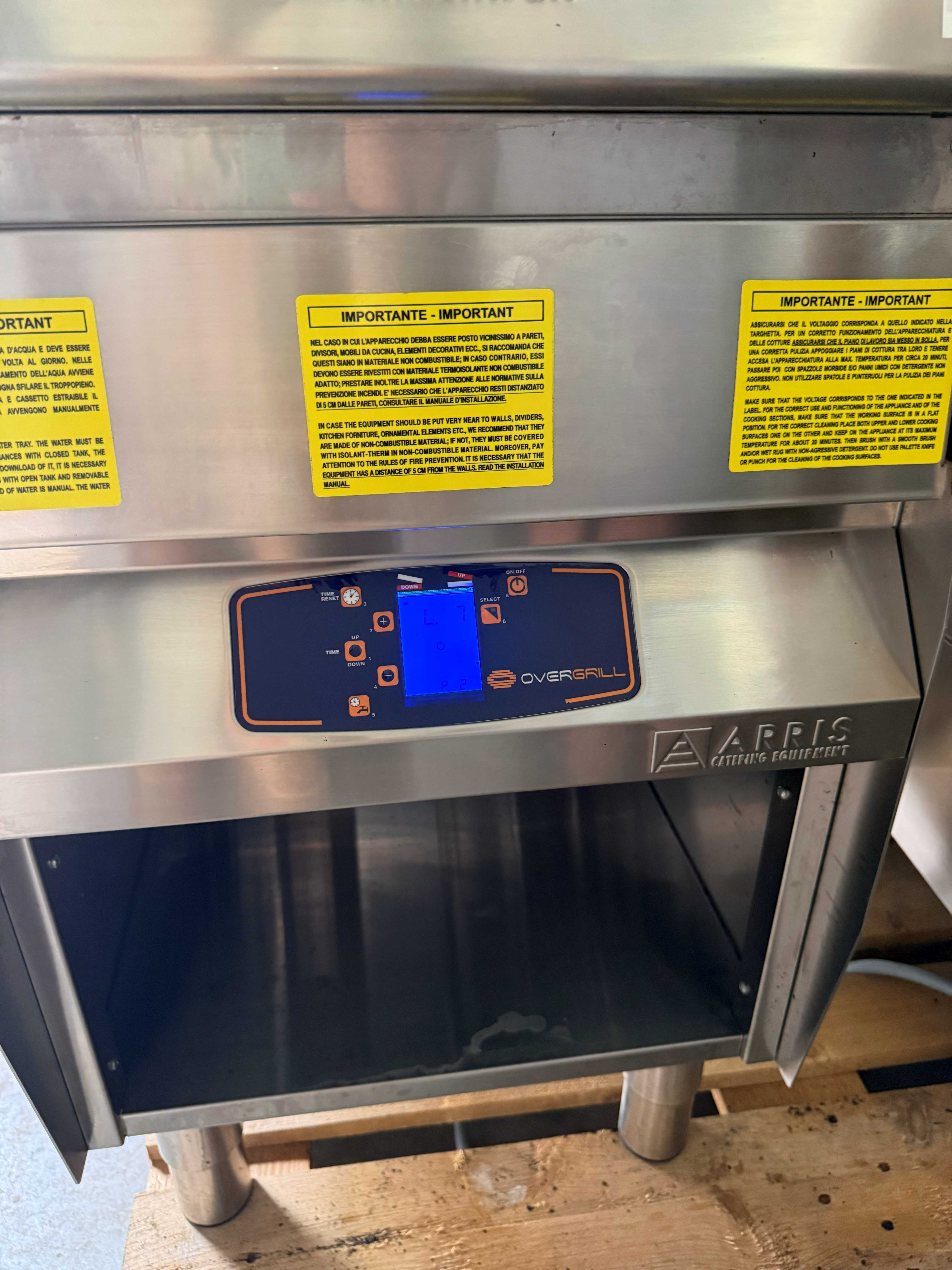 Grătar electric profesional ARRIS / Fry Top / Overgrill automat, 9 kW- NOU - folosit doar pentru testare - Imagine 6
