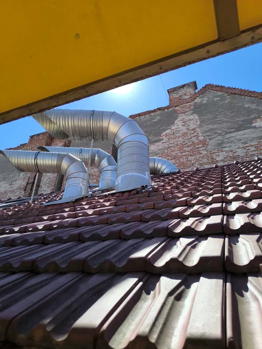 Sistem ventilatie profesionala bucatarie HoReCa – hota inox 4 m + ventilator Ruck 4450 m³/h - Imagine 3