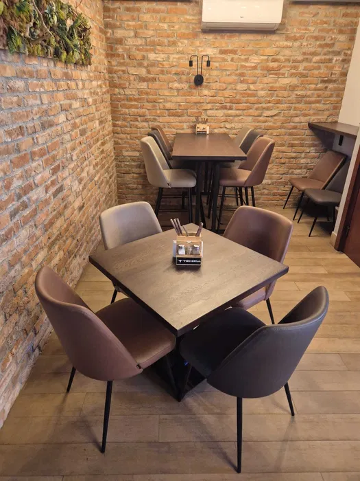 Mese si scaune profesionale HoReCa – lemn masiv stejar – mobilier restaurant, pub, cafenea - Imagine 3