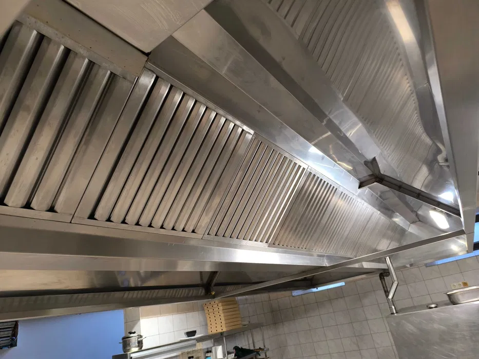 Hota profesionala inox 4000x1800x400 mm – plafon – filtre grasime – HoReCa - Imagine 5