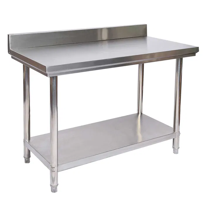 Masa inox profesionala HoReCa – blat ranforsat 120-200 cm – transport gratuit