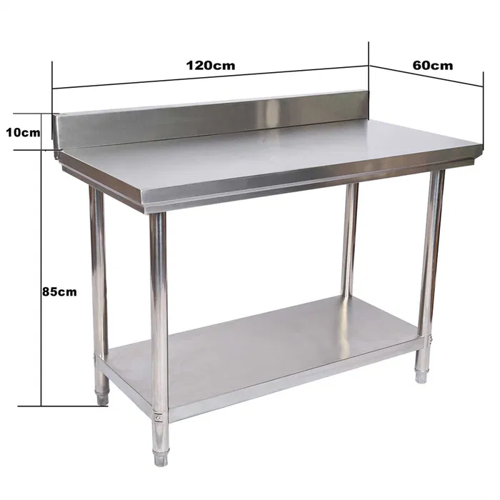Masa inox profesionala HoReCa – blat ranforsat 120-200 cm – transport gratuit - Imagine 3