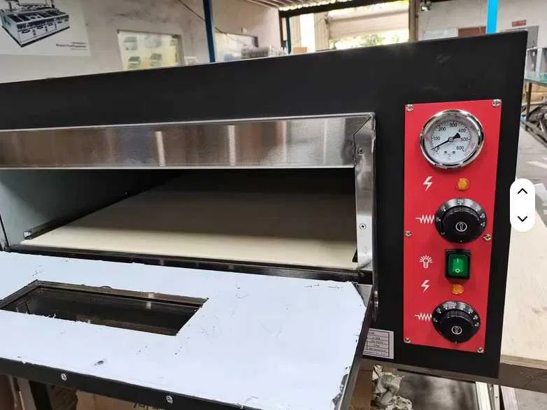 Cuptor profesional pizza tip deck 4.2 kW – 380V – 593°C – Inox HoReCa - Imagine 2