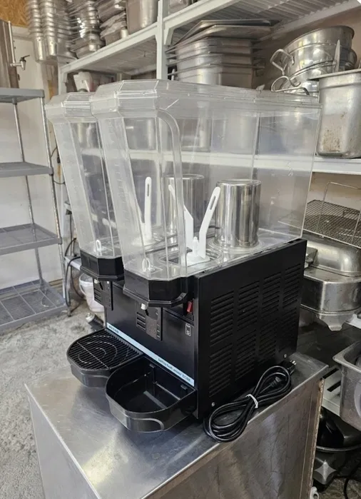 Dispenser bauturi reci si granita cu 2 cuve – aparat profesional HoReCa - Imagine 2