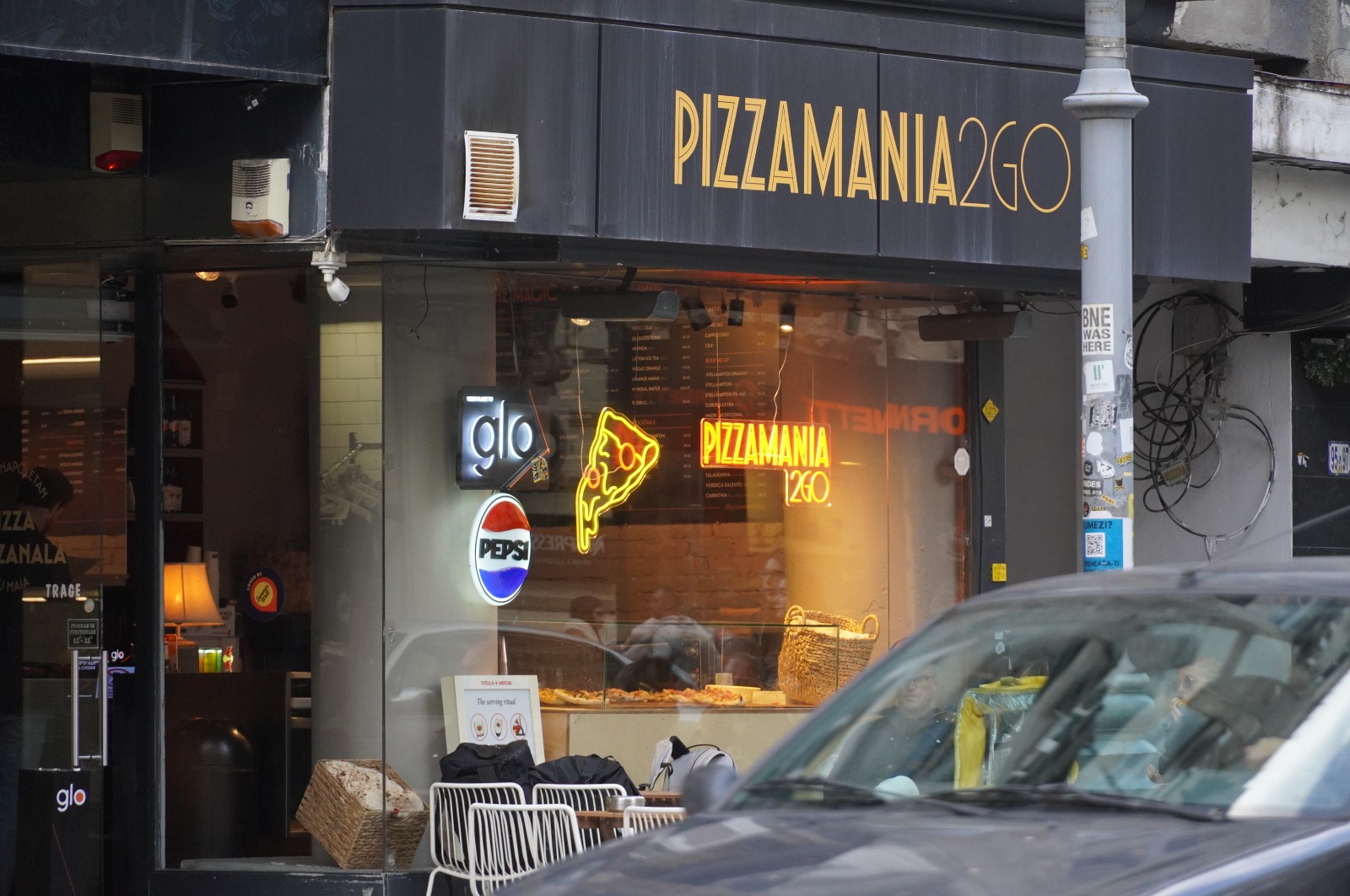 Reclama luminoasa LED Neon Felie Pizza – Pizzerie, Fast Food, Restaurant HoReCa