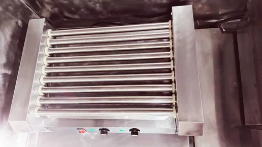 Aparat hot dog profesional cu 9 role, inox, 1.8 kW, 220V – model RG-9 - Imagine 2