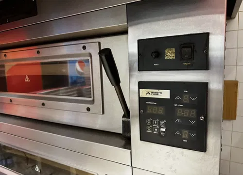 Cuptor pizza profesional Moretti Forni Amalfi C, 2 camere, 400V – hota inox inclusa - Imagine 2