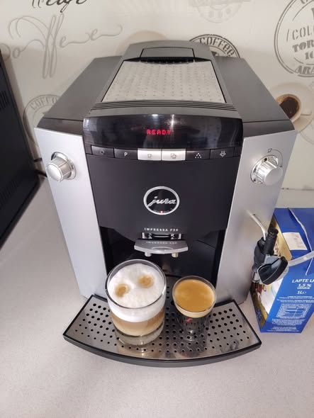 Espressor automat Jura Impressa F50 – cafea boabe si macinata, Espresso, Cappuccino