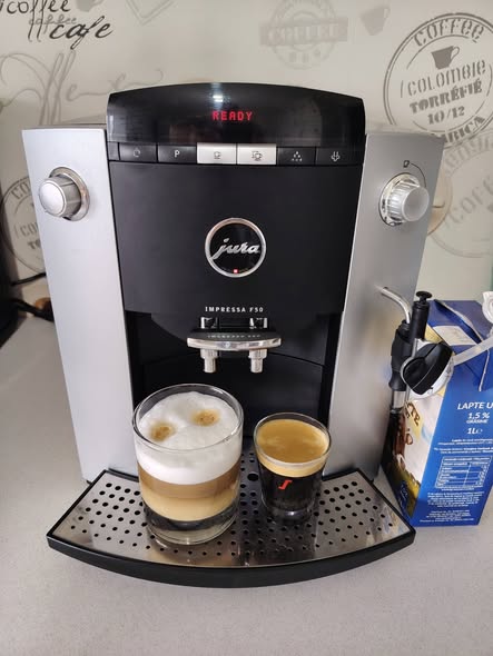 Espressor automat Jura Impressa F50 – cafea boabe si macinata, Espresso, Cappuccino - Imagine 2