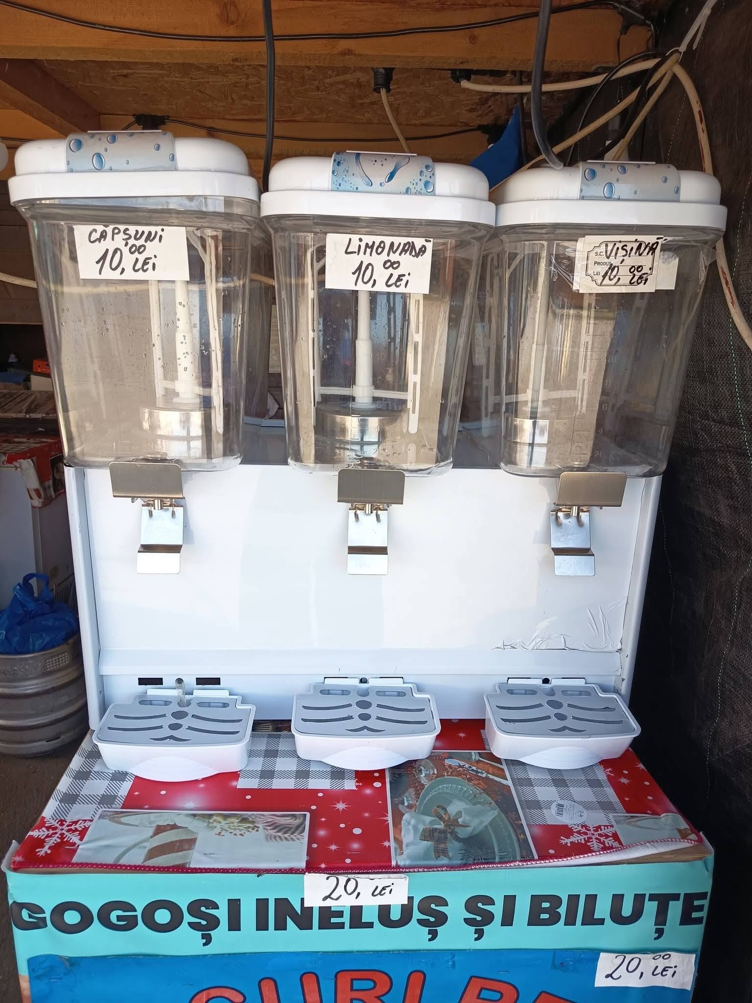 Dozator sucuri profesional MAXIMA DP3-18 - 3 cuve x 18L, racire - aproape nou - Imagine 3