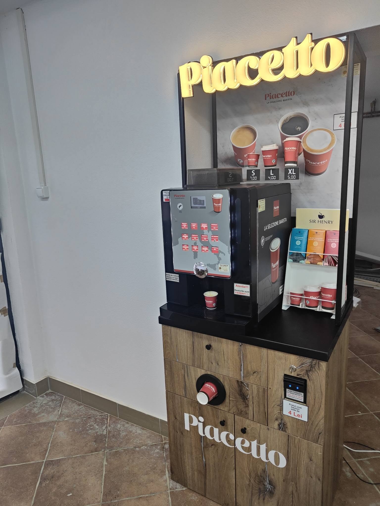 Automat profesional de cafea Piacetto pentru HoReCa cu sistem complet de cafea - Imagine 3