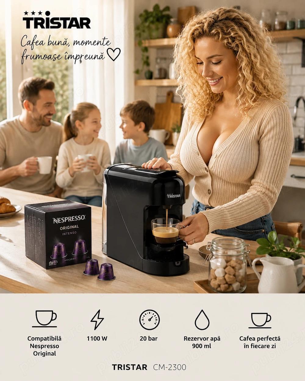 Espressor cafea cu capsule Nespresso, nou, pentru birou, pensiune si HoReCa - Imagine 4