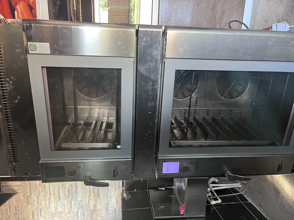 Cuptor profesional patiserie cu 2 vetre independente, 10 tavi 60x40, trifazat