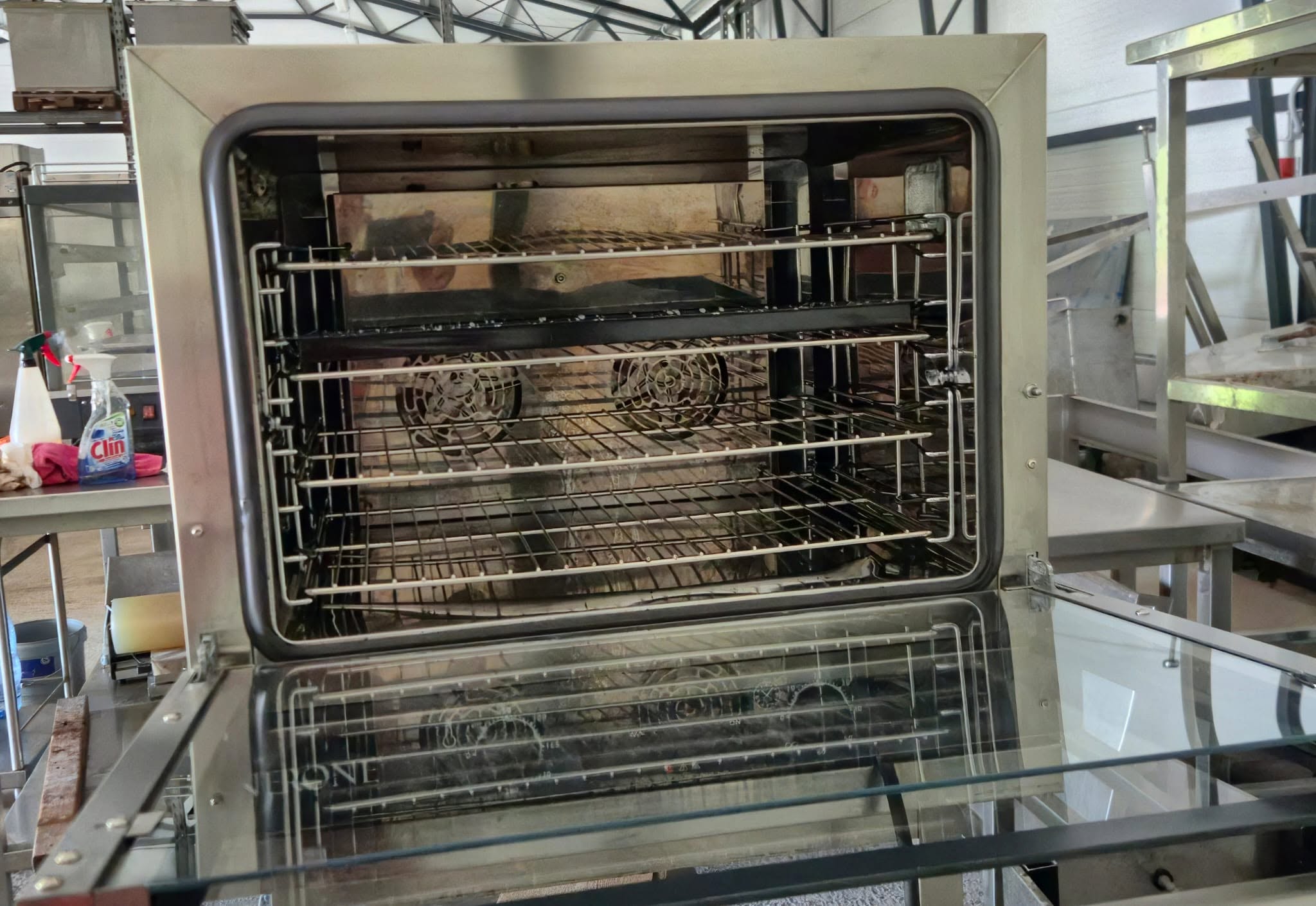 Cuptor electric profesional Nerone 4 tavi GN 1/1 – convectie, 220V, 2 ventilatoare - Imagine 3