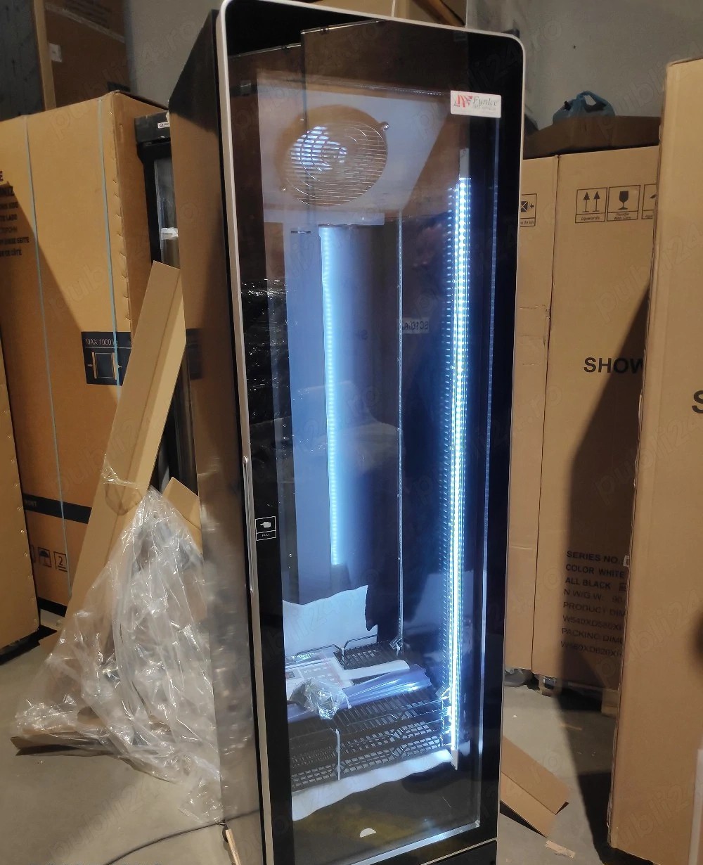 Vitrina frigorifica profesionala 300L noua – LED, 5 rafturi, display digital, Oradea - Imagine 2