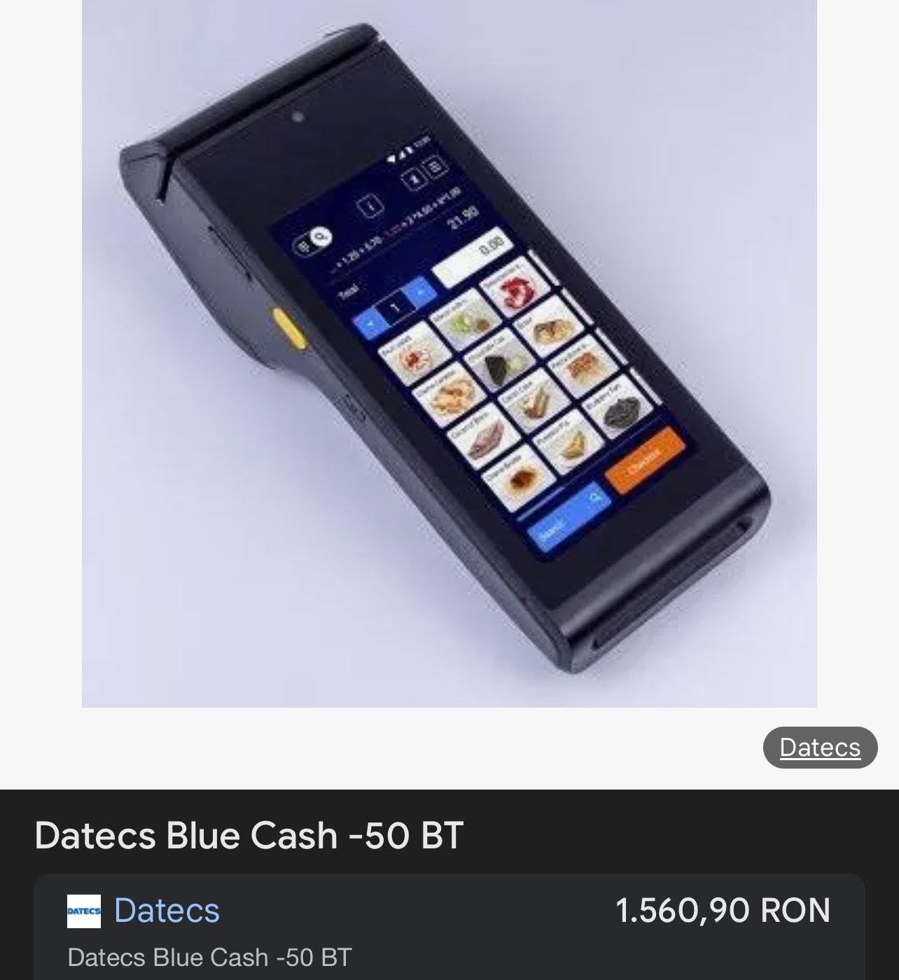 Sistem POS iMin touchscreen cu display client NFC – POS restaurant HoReCa