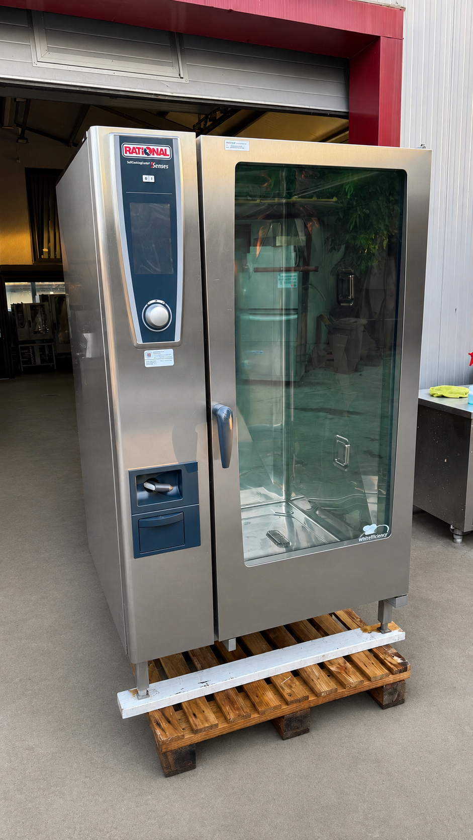 Cuptor gastronomic Rational White Efficiency SCC WE 202G GAZ , 40 tavi GN1/1 ca nou !! - Imagine 2
