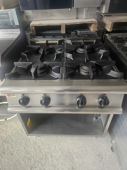 Aragaz profesional Bertos 4 arzatoare pe gaz – Masina de gatit HoReCa SH