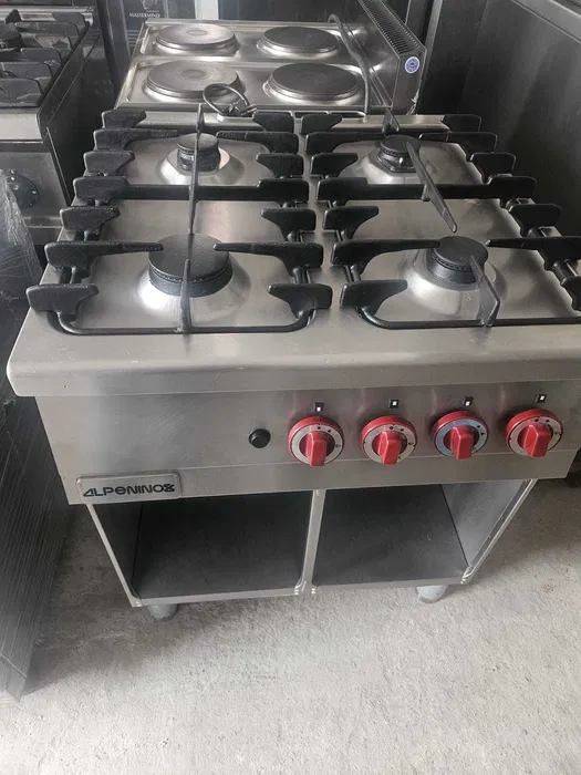 Aragaz profesional Alpeninox 4 arzatoare pe gaz – Masina de gatit HoReCa SH