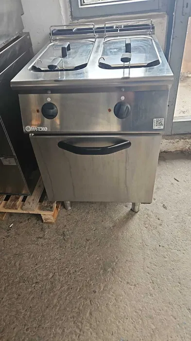 Friteuza profesionala dubla Mareno pe gaz SH – 2 cuve HoReCa