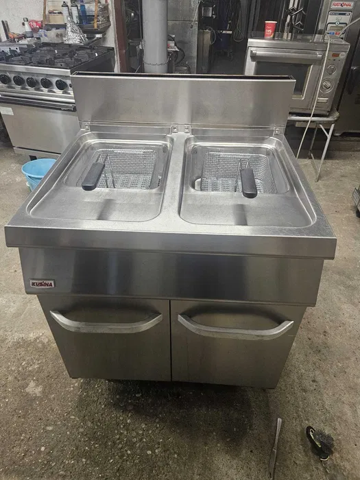Friteuza profesionala dubla KUSINA SH – 2 cuve inox HoReCa
