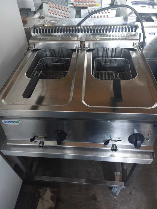 Friteuza profesionala dubla Tecnoinox SH – 2 cuve inox HoReCa