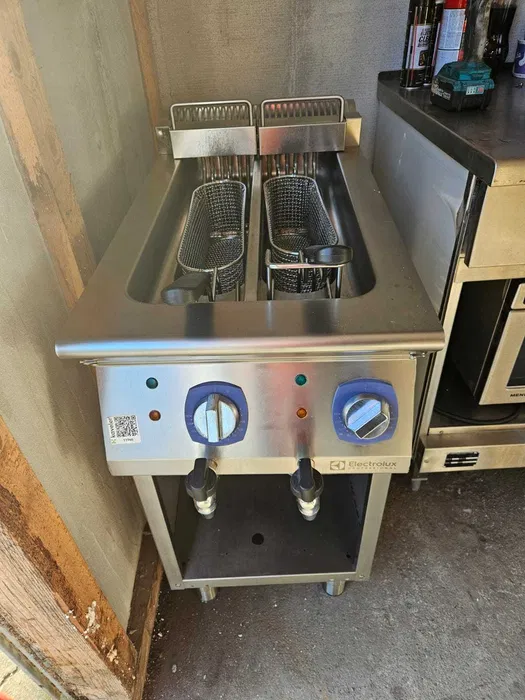 Friteuza profesionala dubla Electrolux SH – 2 cuve inox HoReCa