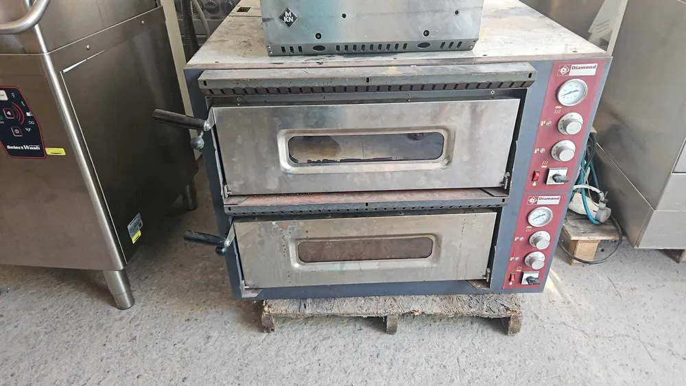 Cuptor pizza profesional Diamond 2 camere 2 vetre SH HoReCa