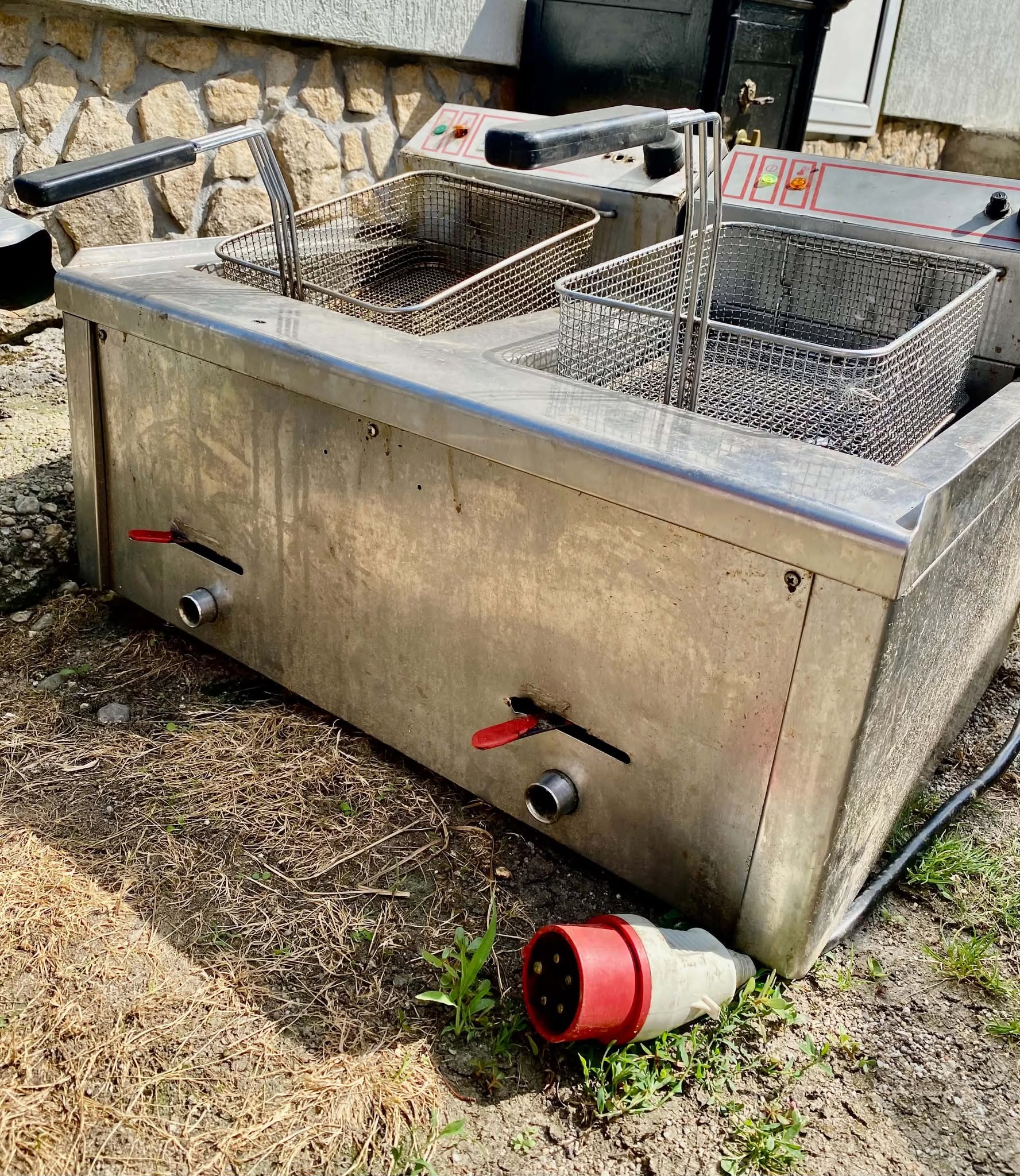 Friteuza Profesionala Dubla May Way Inox Trifazica 380V - Restaurant Fast Food SH - Imagine 5