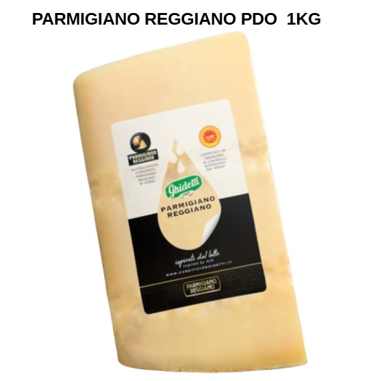 Parmigiano Reggiano PDO Ghidetti 1 KG - Parmezan Italian pentru HoReCa, Restaurante si Pizzerii