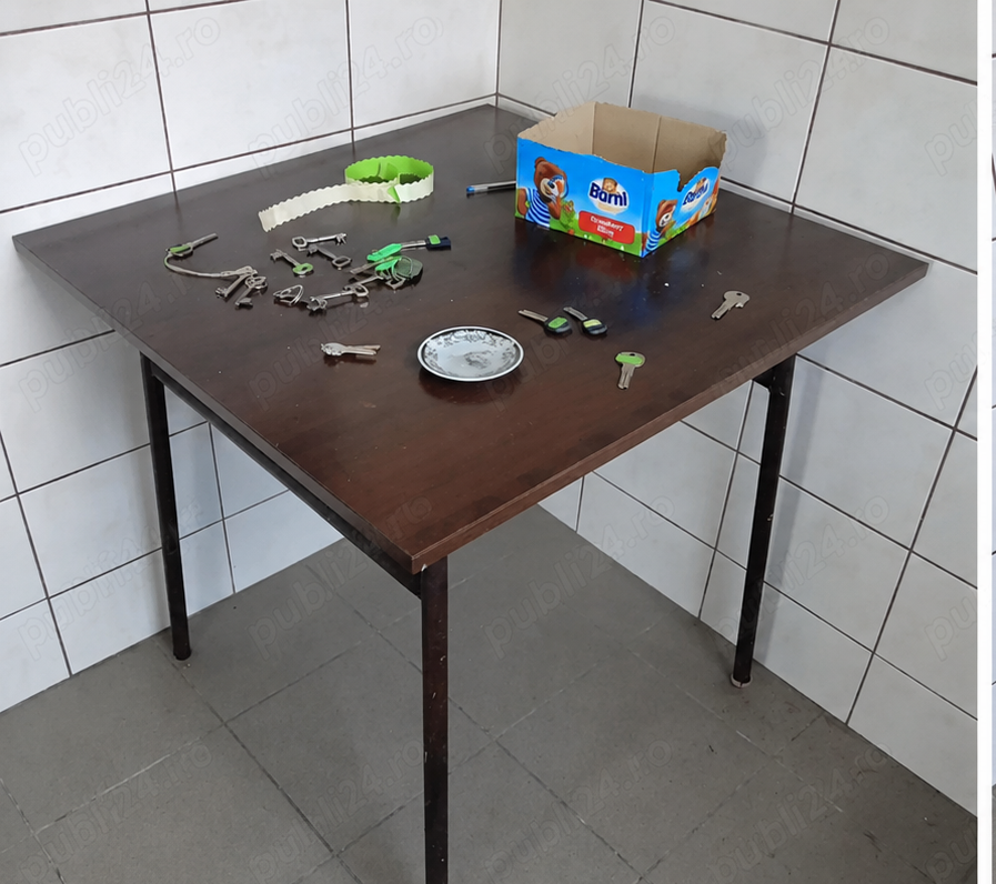 Mese HoReCa cu Picioare Metalice si Blat PAL – Restaurant, Fast Food, Terasa - Imagine 2