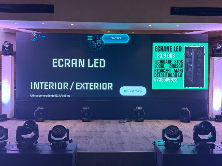 Ecran LED P3.9 Interior cu Protectie GOB – In Stoc Brasov