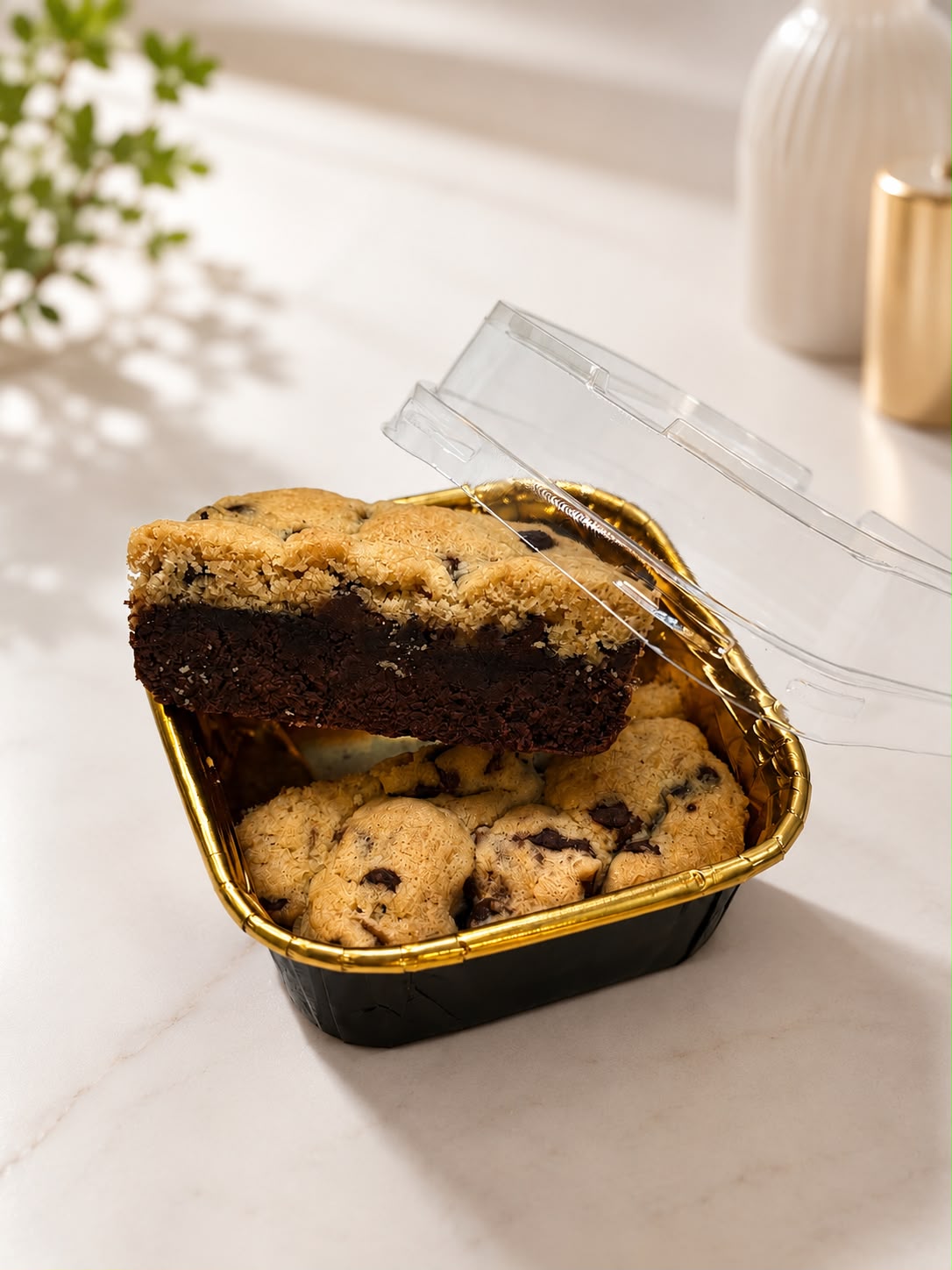 Brookies Artizanali 100g cu Ciocolata pentru Cafenele si HoReCa